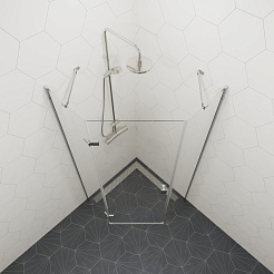 Triton Душевой уголок Сигма-Хром 90x90 – фотография-7